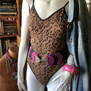 Vintage metal butterfly waist belt